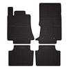 Dywaniki Samochodowe Gumowe Do: Alfa Romeo Giulia 4x4 (4WD) Sedan (2016-) - Czarne, Dopasowane