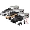 1:28 Scale Die-cast Metal Cyber Pickup Truck Camping RV Model, Alloy Pull-back Toy, Silver