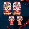 Cartoon Zodiac Horse Wall Stickers Chinese Style Spring Festival Stickers  Lunar New Year Gifts