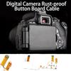 Câble de Platine Bouton Positionnement Précis des Trous Câble Flex Platine Bouton Touche Clavier pour Canon 550D 600D