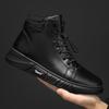 Large Size Martin Boots Youth Casual Leather Shoes High Top Shoes Student Fashion Boots Autumn, Winter and Winter