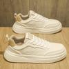 Men's Shoes 2025 New Casual Board Shoes Non-slip Thick-soled Invisible Inner Height Increase Korean Version Trendy Versatile Sports White Shoes