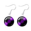 Classic Vintage Vinyl Records Rretro Phonograph Rrecord Dome Glass Ladies Earrings Music Lover Gifts Music Record Disc Earrings