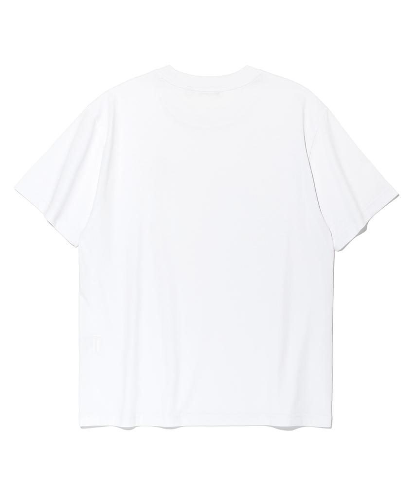 DISTN9NE Basic Small Embroidered Short Sleeve T-Shirt Lq7Tu437_White