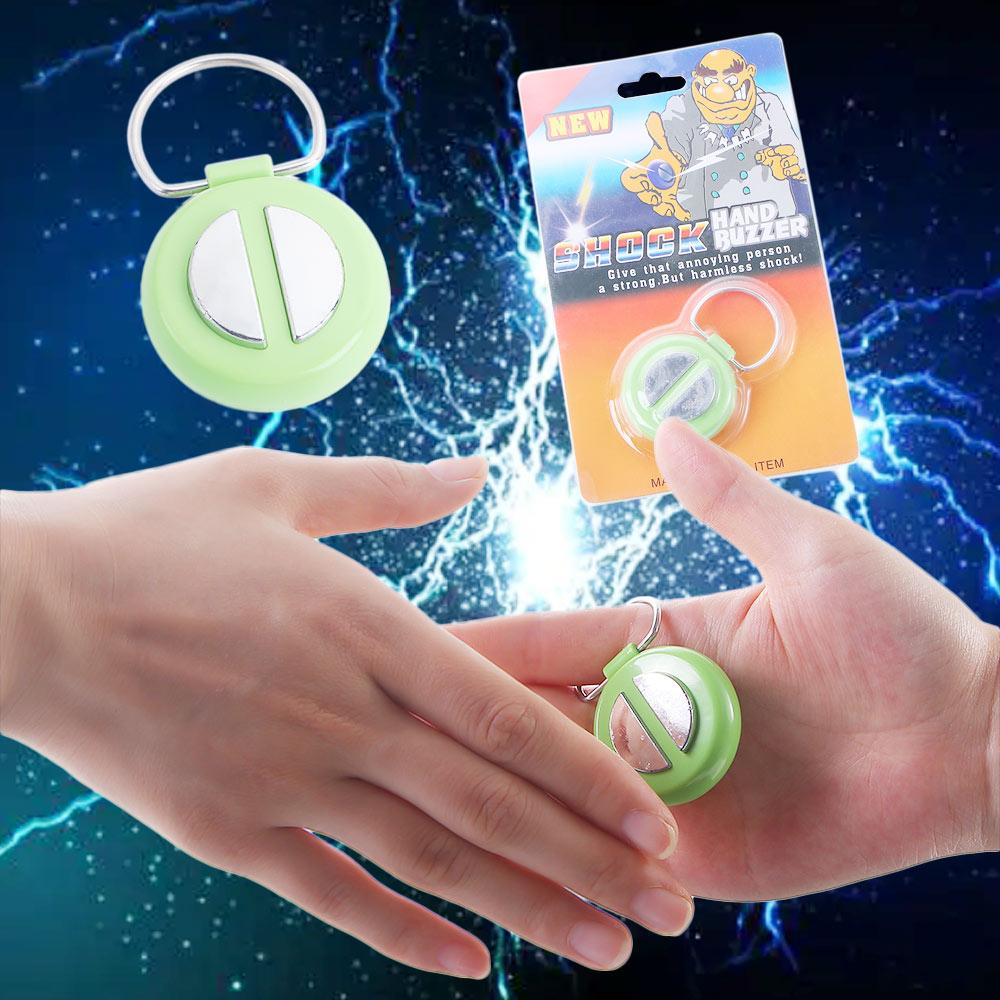 צעצועים אלקטרוניים מתיחה בדיחה מצחיקה צעצוע הלם חשמלי צעצוע לחיצת יד חשמלית לחיצת יד הלם חשמלי