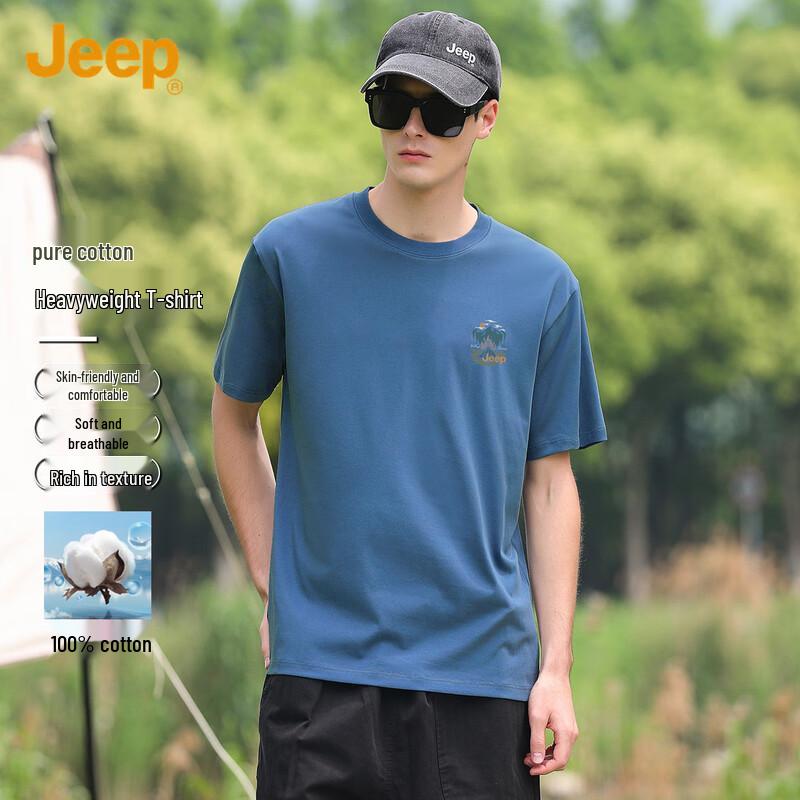 JEEP Men s Summer Crew Neck Short Sleeve T-Shirt 3XL