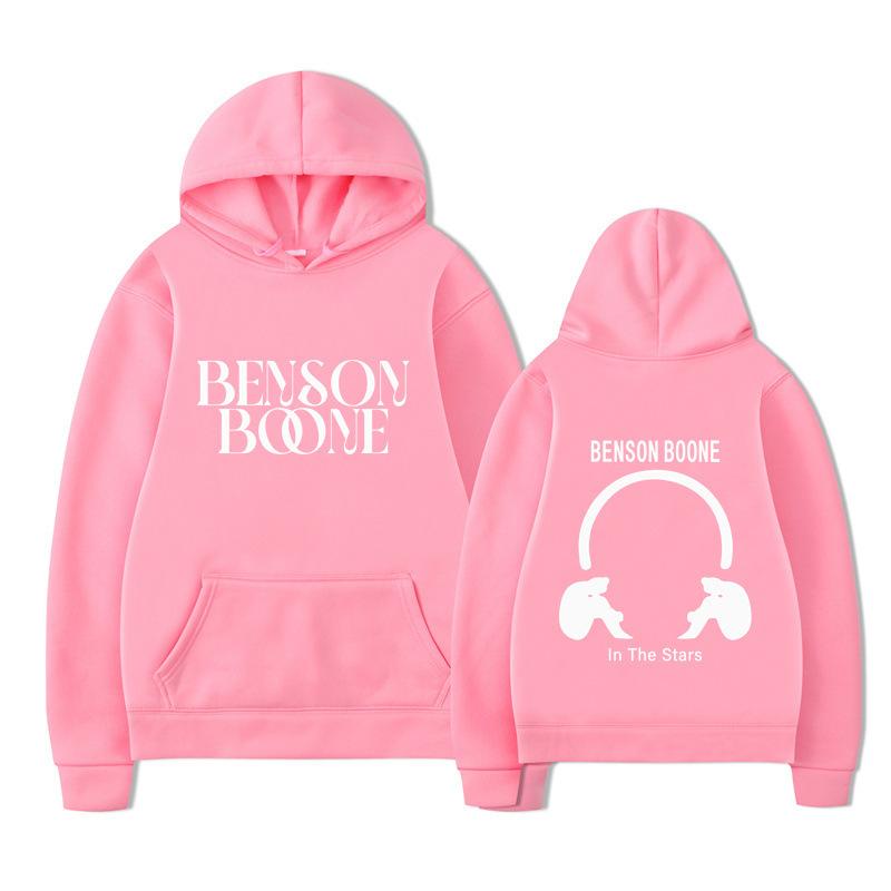 Hooded Sweater Harajuku Funny Benson Boone Sweater, Long Sleeve Men's and Women's Pullover Spot