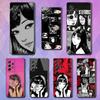 Comics J-Junji Ito T-Tomie Phone Case For Samsung S25,S24,S23,S22,S21,S20,S10,Ultra,Plus,Lite,FE,Soft Silicone Black Cover