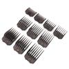 10pcs Hair Clipper Combs Guides Fully Compatible Attachment Professional Lightweight Hair Trimmers Cutting Guides Black