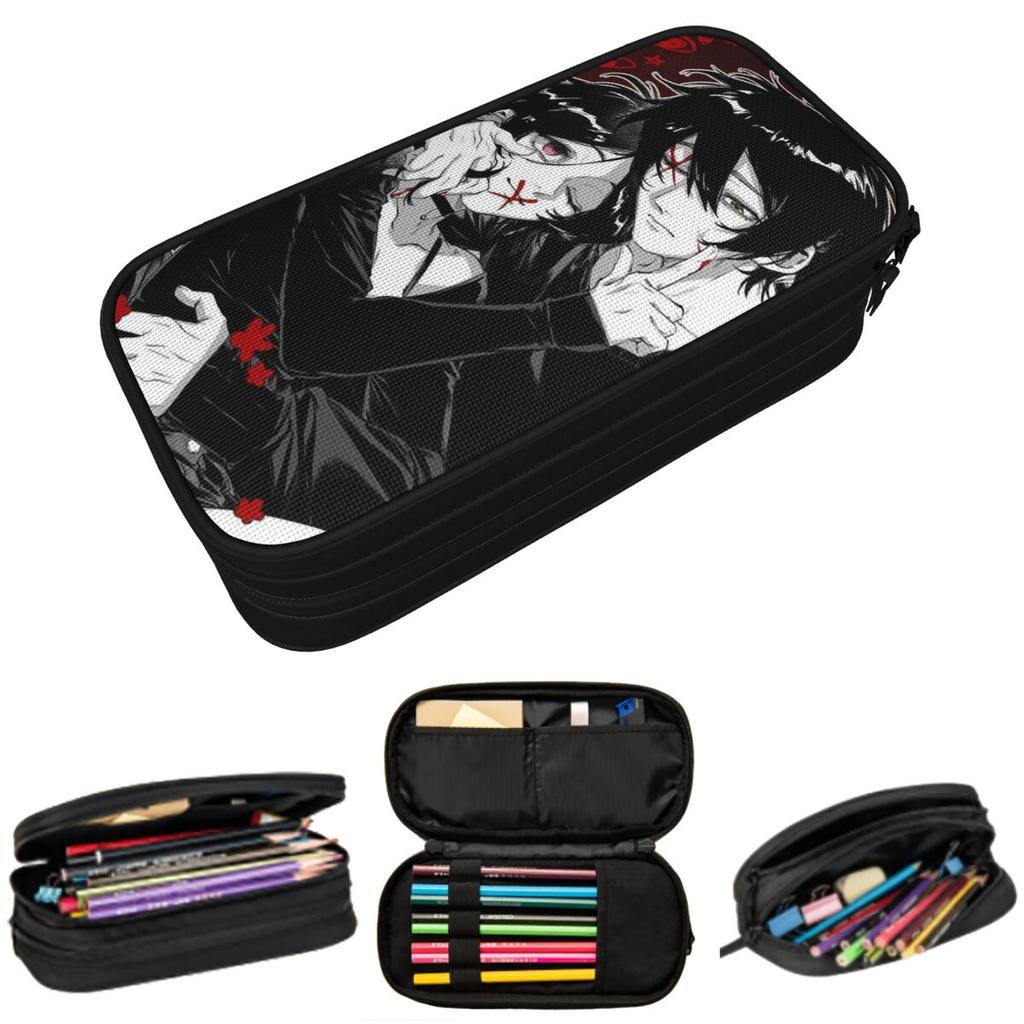 Cute The Coffin Of Andy And Leyley Game Pencil Case for Kids Gifts Pen Box Pencil Bag Stationery Supplies Pen Holder Bag