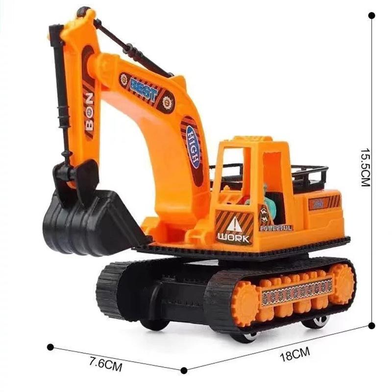 Engineering Diecast Toys for Boys Plastic Construction Excavator Kids Truck Children Vehicle Model Gifts
