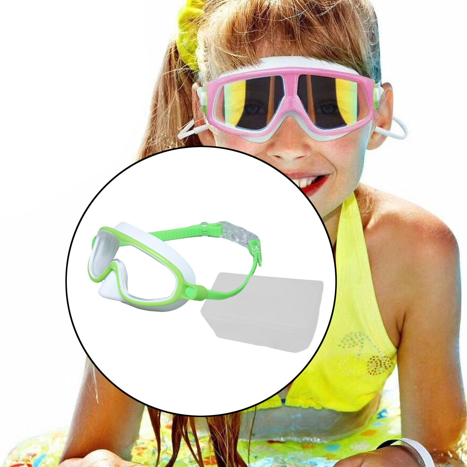 

Очки для плавания для водных развлечений с технологией четкого зрения Green