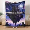 Minecraft Blanket Soft & Cozy Great for Office Chair Picnics Couch All-Season Use Digital Print Ideal Gift for Friends Family Couples Picnic