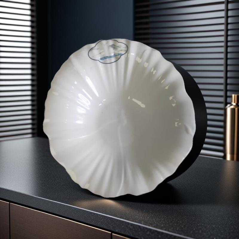 Tai Shun Landscape Series Ceramic Salad Bowl