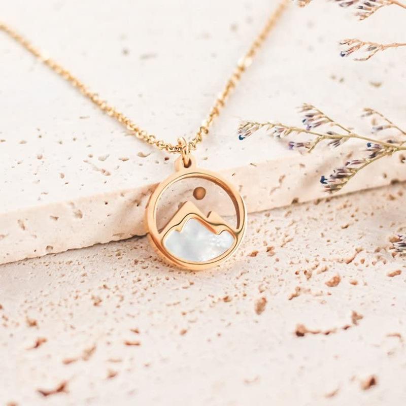 Mustard Seed Faith Pendant Necklace, Gold-Tone Stainless Steel, Silver Chain Christian Religious Jewelry Gift