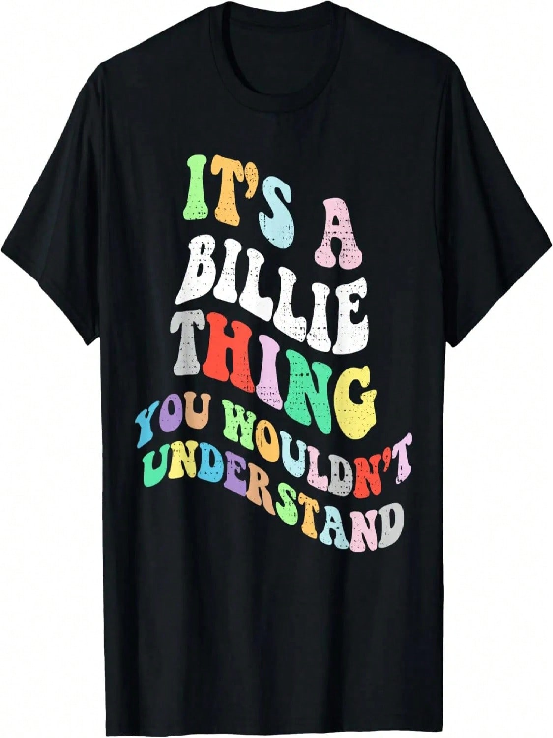 Retro Groovy Its A Billie Thing You Wouldnt Understand T-Shirt S разноцветный
