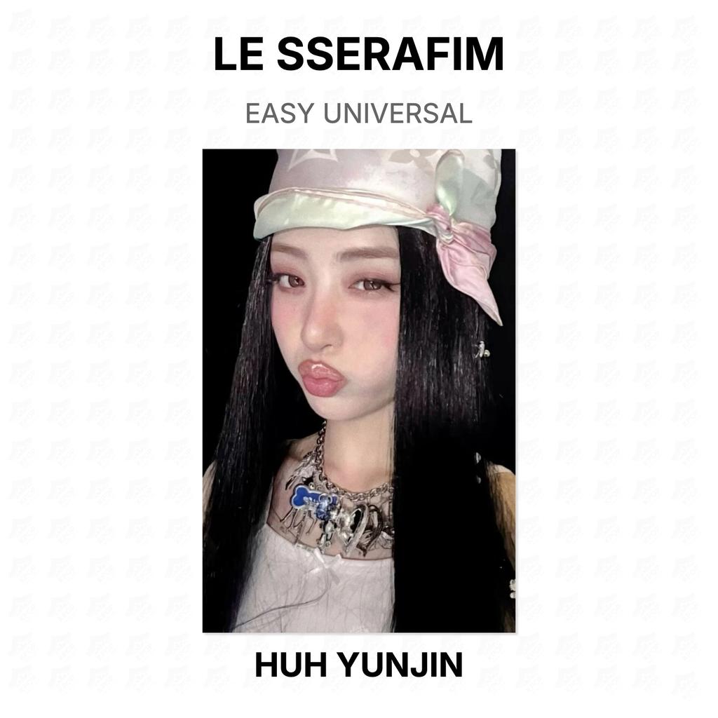 LE SSERAFIM EASY UNIVERSAL Official Photocard