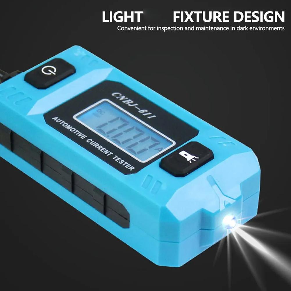 Digital Version Automotive Circuit Fault Probe Tester,High Precision Simple Current Tester/battery Leakage Analyzer