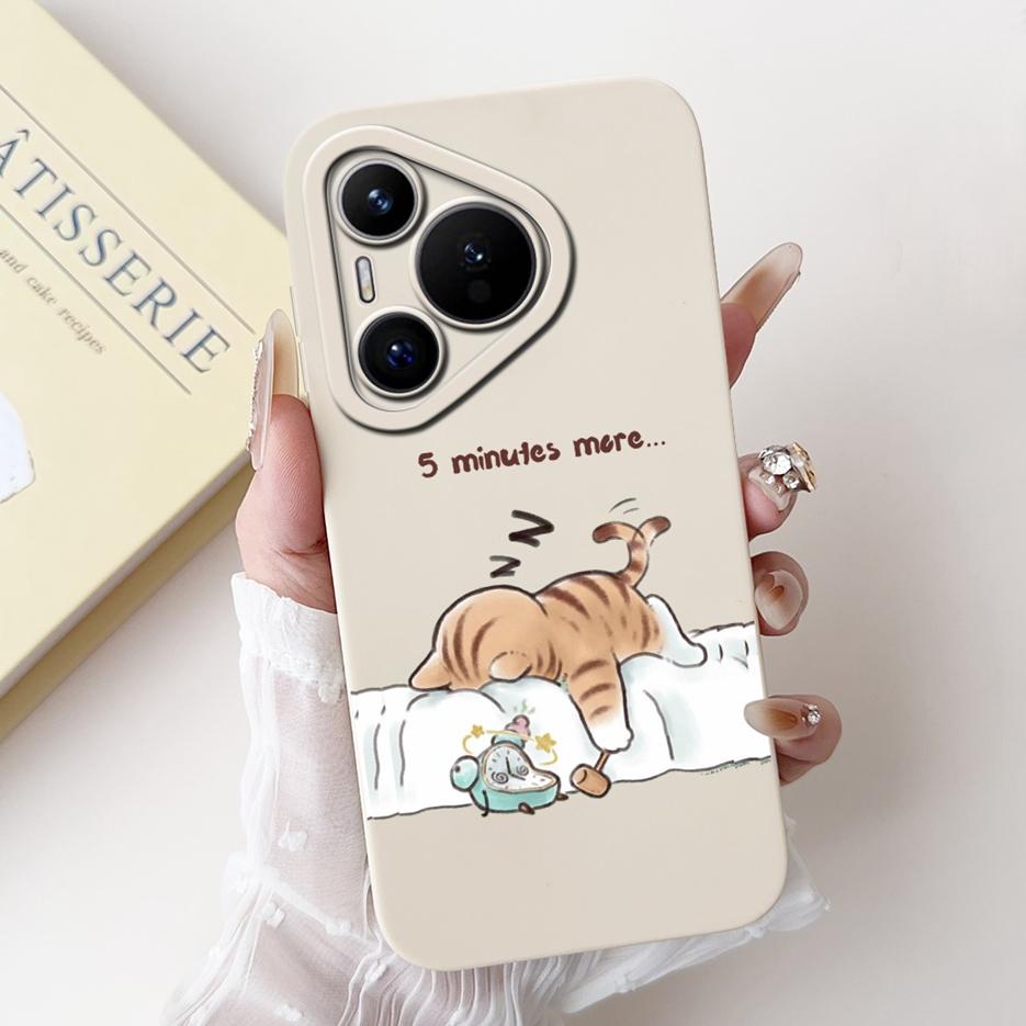 For Huawei Pura 70 Pro 5G Case Cute Cartoon Cover Shockproof Soft TPU Phone Cases For Huawei Pura 70 Pro Plus Pura70 Pro+ Fundas