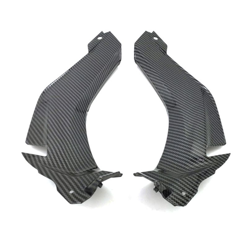 Authentic Motorcycle Front Dash Handle Bar Air Cover Fairing Carbon Fiber For Kawasaki ZX-10R ZX10R 2011-2015 Carbon Fiber Pattern