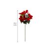 4PCS Faux Flower Red Artificial Flowers Bulk for Wedding Centerpieces Home Decor