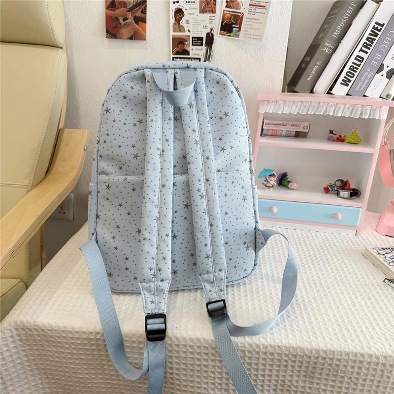 Star Women's Backpack Student Schoolbag