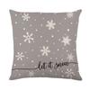 45X45Cm New Christmas Printed Detachable Cushion Pillow Cover Square Bedhead Living Room Sofa Cushion Cover