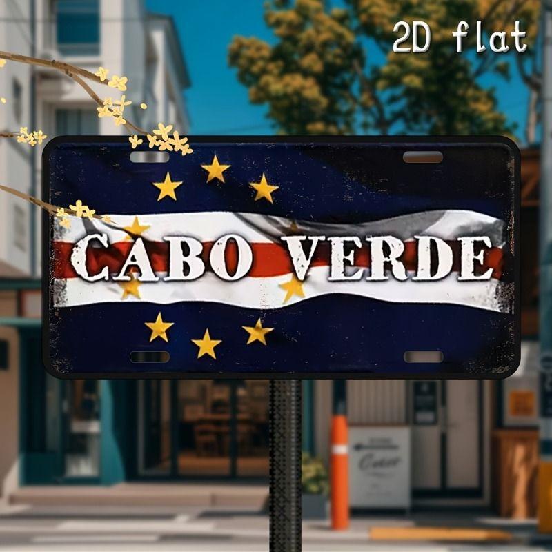 Souvenir Metal License Plate, Custom Auto Sign 15x30cm