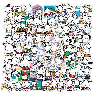 50/100PCS Sanrio Pochacco Cartoon Stickers Waterproof Graffiti Phone Laptop Luggage Guitar Notebook Stickers Decals Kids Toys