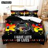 Fashion Gamepad Bedding Set Kids Game Comforter Quilt Adult Gift Bed Linen Bedroom Duvet Covers Single Queen King Size