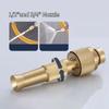 Duză de pulverizare Pistol de apă Aspersor direct din aliaj Presiune reglabilă Mașină de spălat furtun Robinet de apă Racord 1/2'' 3/4'' Conector rapid