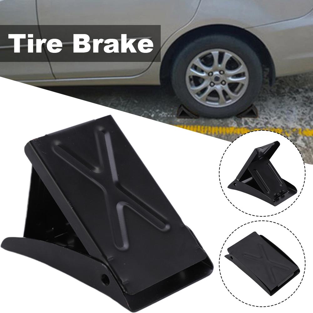 Car Tire Anti Slip Support Pad Tire Stopper Tire Anti Slip Triangular Support Pad Control Wheel Anti Slip Tire Support Pad