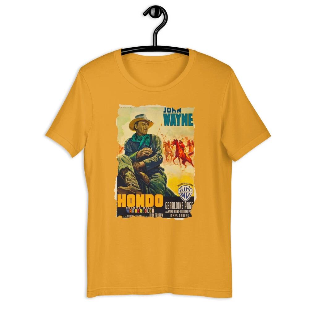 

HONDO John Wayne Western Movie Tee Short-Sleeve Unisex T-Shirt 3XL
