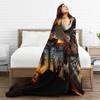 Doom Slayer Gaming Blanket  Travel Flannel Bedding Throws For Couch Chair Soft Custom DIY Quality Bedspread Gift Idea