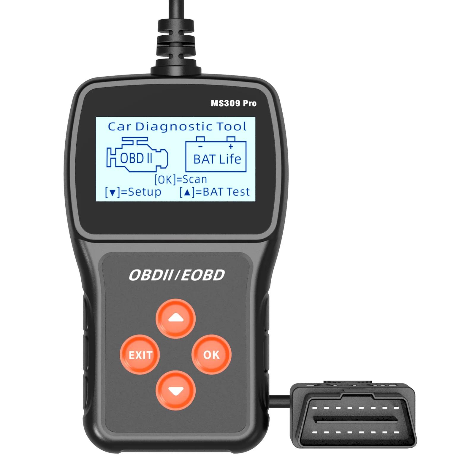 Car Battery Tester Car Battery Tool OBD2 Scanner Diagnostic Tool Code Reader Engine Fault Code Scanner Auto Accessories чёрный