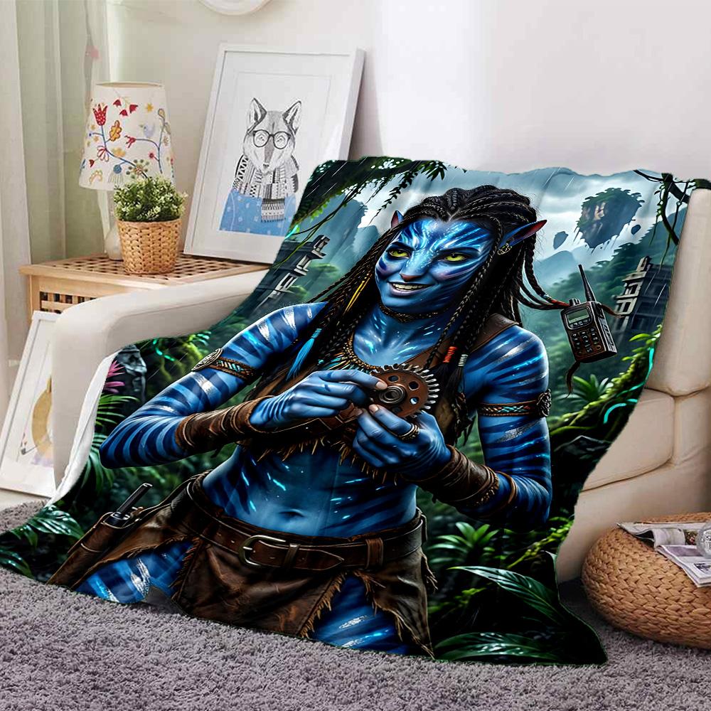1pc Avatar Frontiers Pandora Flannel Blanket,Ultra Soft Warm Plush Throw for Home Bedroom Bed Sofa Cover Camping Picnic gift Y72411