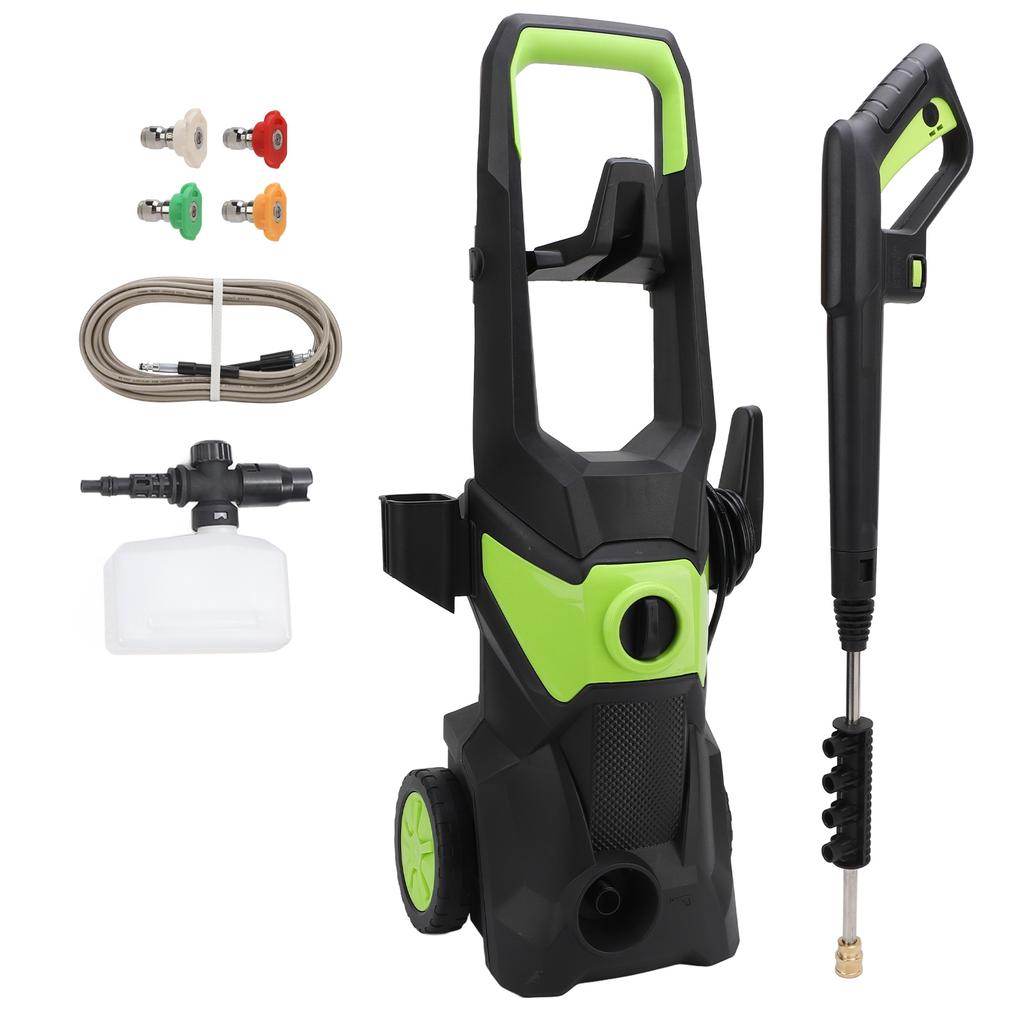Electric Pressure Washer 4000PSI 2.5GPM High Pressure Washer with 4 Nozzles 32.8ft Hose for Terrace Deck Fence Car RV Boat