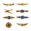 Pilot Badge Aviation Wing Badge Captain Chest Badge Metal Airlines Lapel Pin Airman Wing Pin
