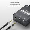 2 In 1 Out Sound Switcher For Live Streaming With Aluminum Housing Sound Mixing for Recording Studio Singing Equipment