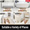 Anime Pirate Crew Treasure Doormat, Cartoon Character Non-slip Floor Mat, Decorative Entrance Rug for Home Living Room Bedroom