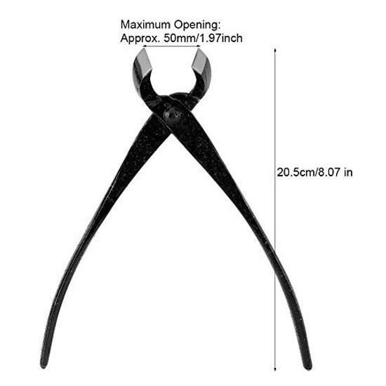 Atyhao gardening scissors bonsai pruning shears 210mm cutter concave round blade knob cutting zinc alloy ergonomic professional branch specific garden