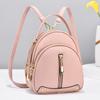 Malá taška Módní korejská verze Trendy Malý batoh Simple Atmosphere Jedno rameno Crossbody Malá kulatá taška Dvojité rameno Dámská taška