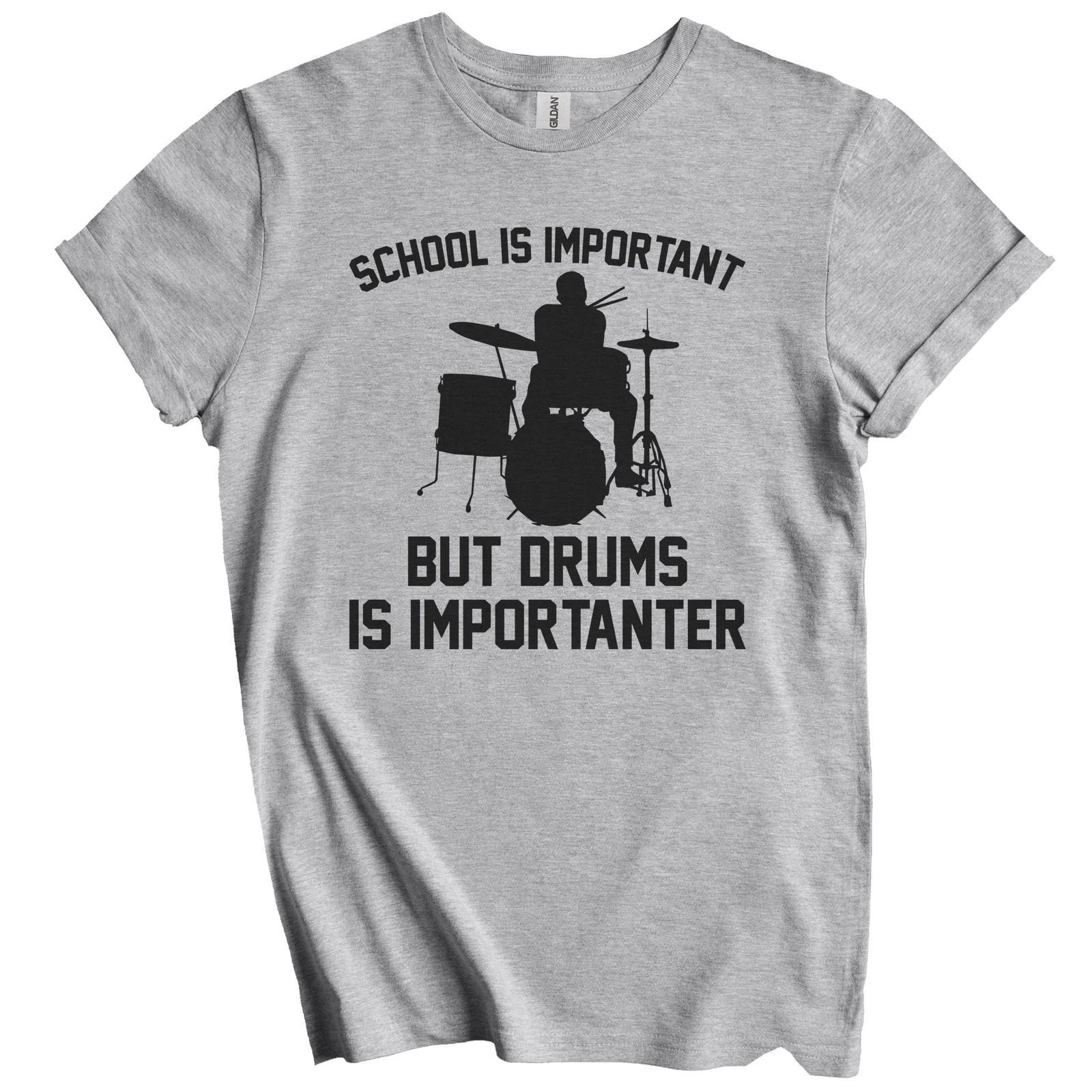 School Is Important But Drums Is Importanter Funny Shirt 4XL
