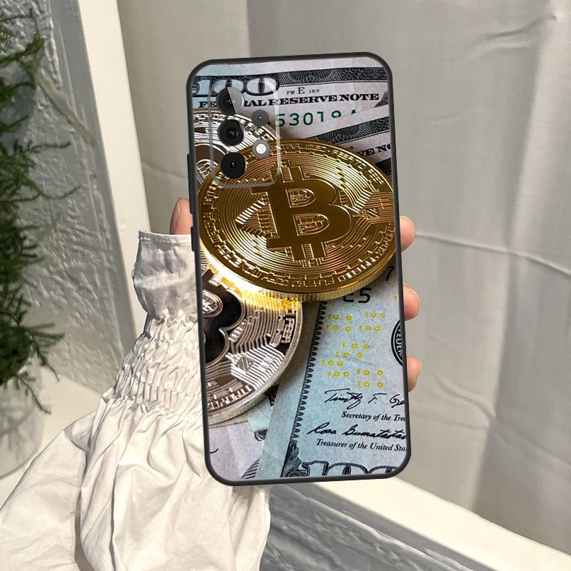 Bitcoin BTC Case For Samsung Galaxy A52S A06 A16 A26 A36 A56 A55 A35 A15 A53 A32 A33 A13 A14 A34 A54 A17