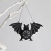 Halloween Glowing Bat Colorful Gradient Bat Lamp Hanging Ornament Pendant Party Scary Props For Home Decor