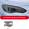 PPF 2 Pcs Car Headlight Protective Film Transparent Black TPUScratch Sticker for Subaru Impreza GP 2012-2016 2017-On Accessories