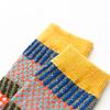 Thicken Women Socks Retro Style Cotton & Woolen Warm Socks Comfortable Soft Yellow Pink Winter Sock