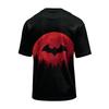 Men Casual Crew Neck Lightweight Breathable Short Sleeve Top with Halloween Themed Printed Graphic for Daily Wear