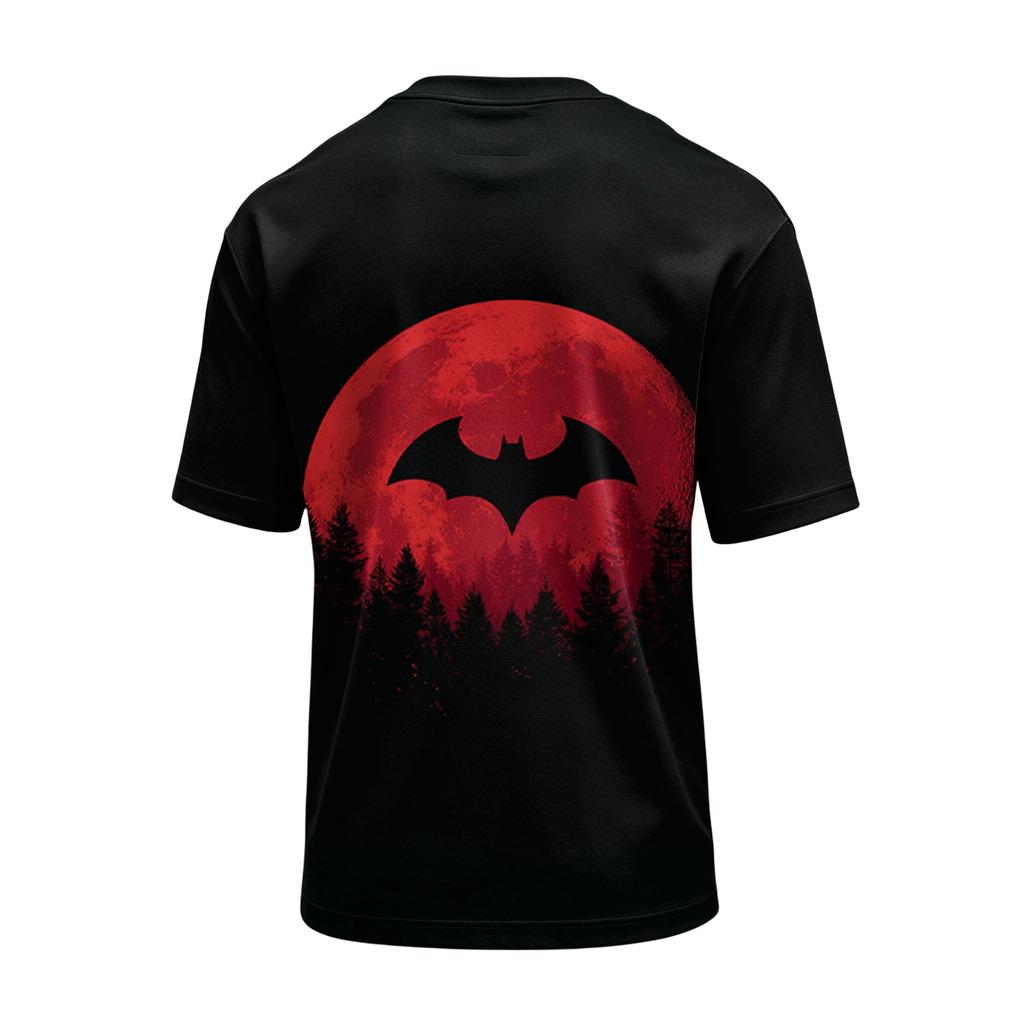 Men Casual Crew Neck Lightweight Breathable Short Sleeve Top with Halloween Themed Printed Graphic for Daily Wear