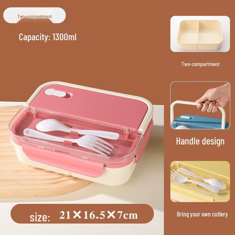 Pintian Microwavable Divided Lunch Box Set